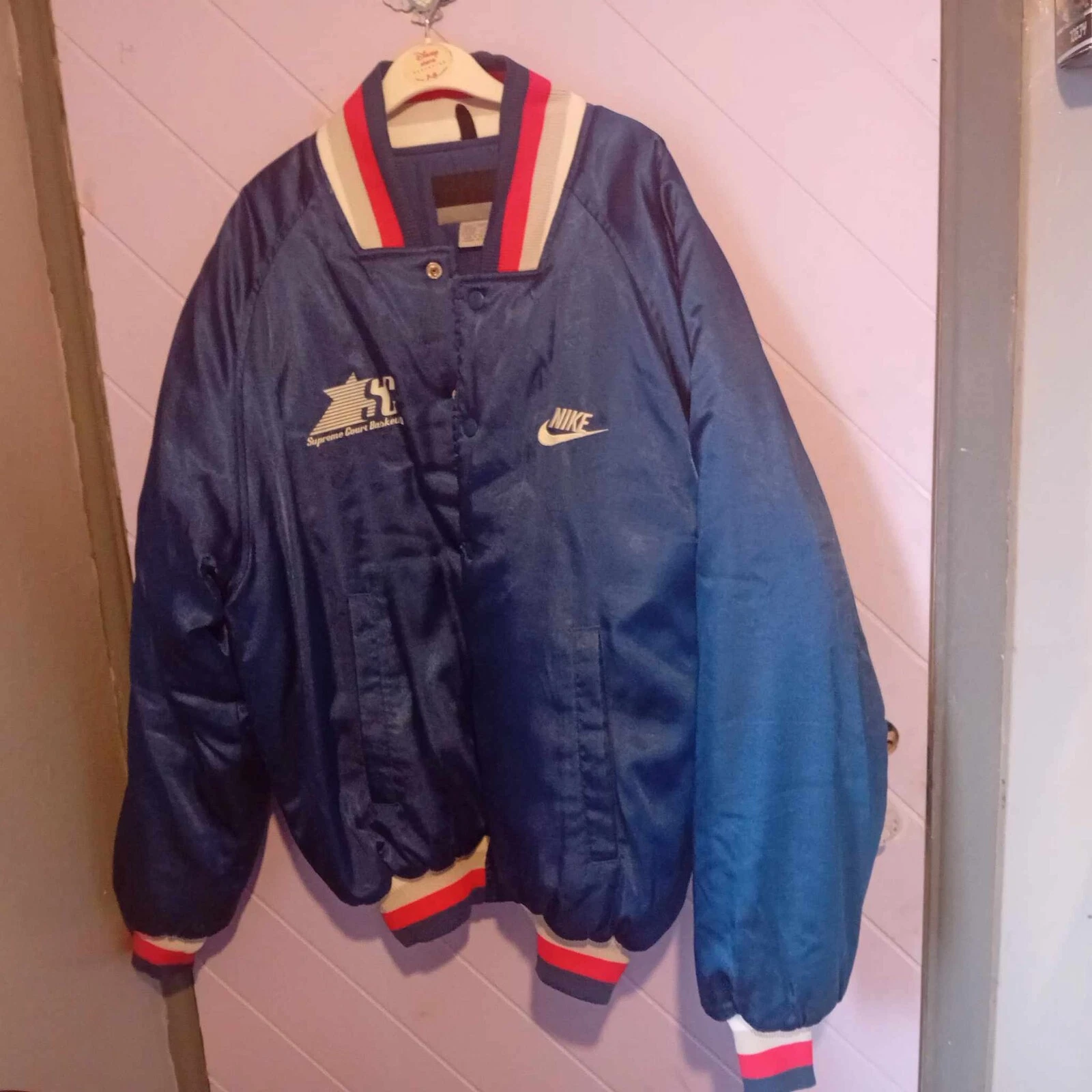 Nike Supreme Court Track Jacket piccola giacca a vento vintage blu
