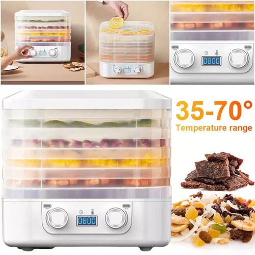 350W Electric Food Dehydrator Fruit Meat Beef Dryer Veg Preserver Machine 5 Tray - Picture 1 of 13