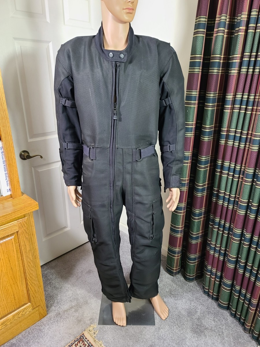 Size M Black Made with KEVLAR Mesh Riding Suit by Motoport