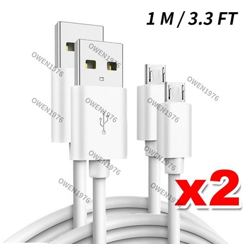 2x Micro USB Charging Cable Fast Charging Wire Phone Charger Cord 0.3/0.5/1/2/3M - Picture 9 of 11