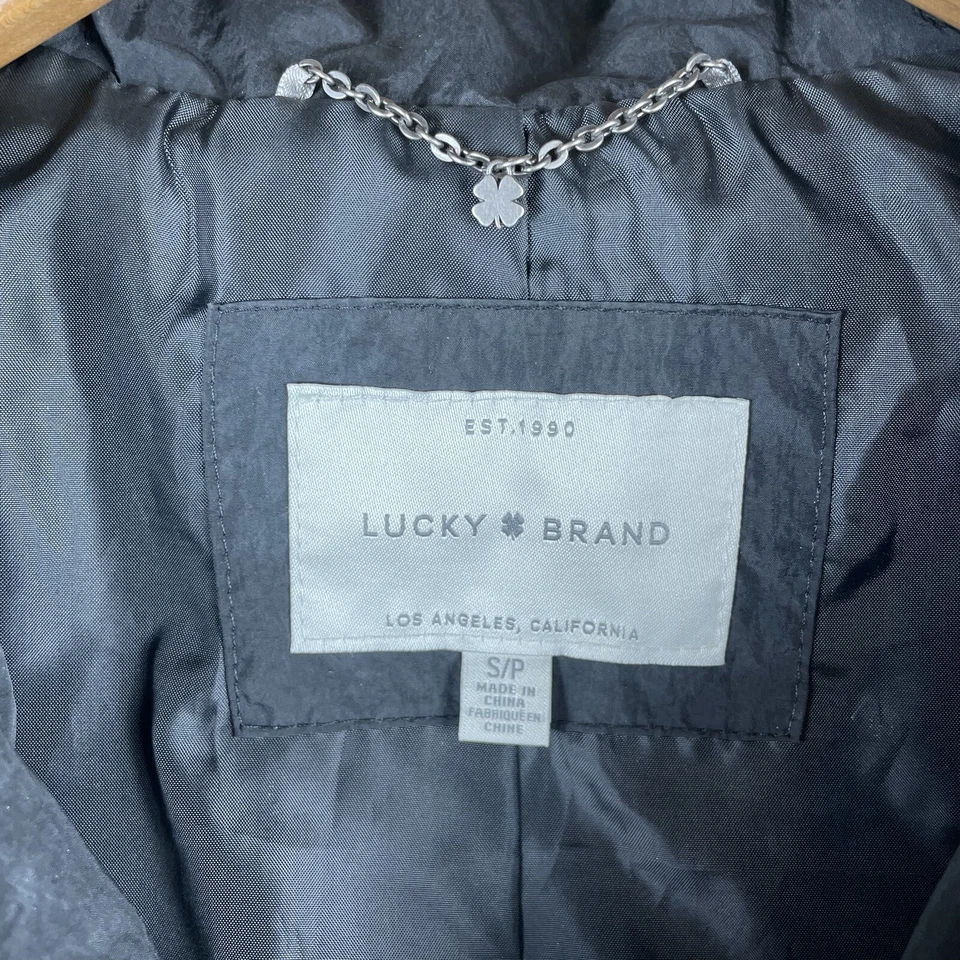 Женская черная куртка Lucky Brand Premium Performance со скрытым капюшоном большого размера - Изображение 3 из 4