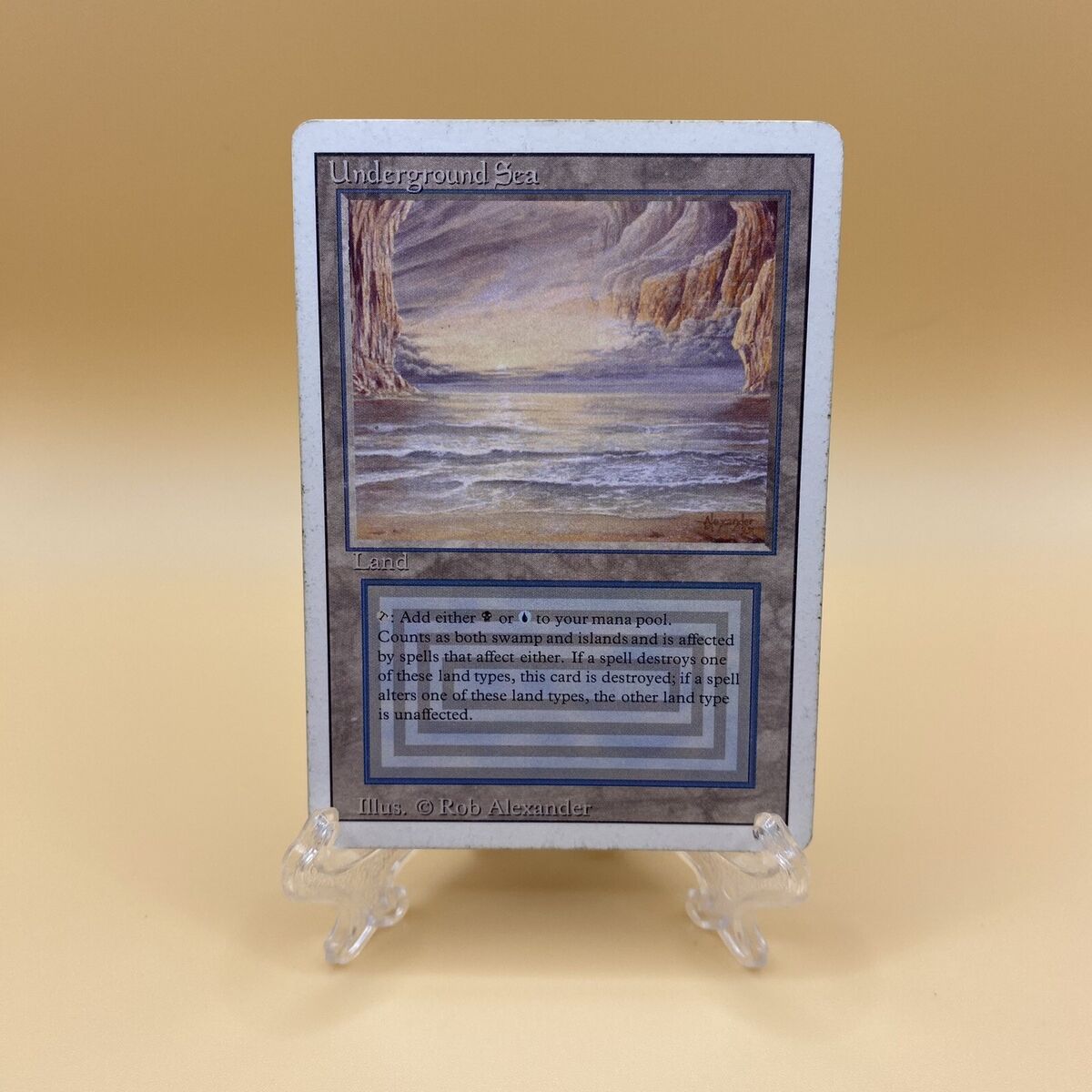 Underground Sea - Revised Dual Land, Black/Blue - MP - Magic Underground Sea - Revised Dual Land, Black/Blue - MP - Magic