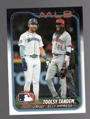 2024 Topps Update Veteran Combos #US238 Julio Rodriguez, Elly De La Cruz (RC)