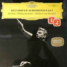 Beethoven Symphonien Nr.1&2 Herbert von Karajan Deutsche Grammophon LP2693