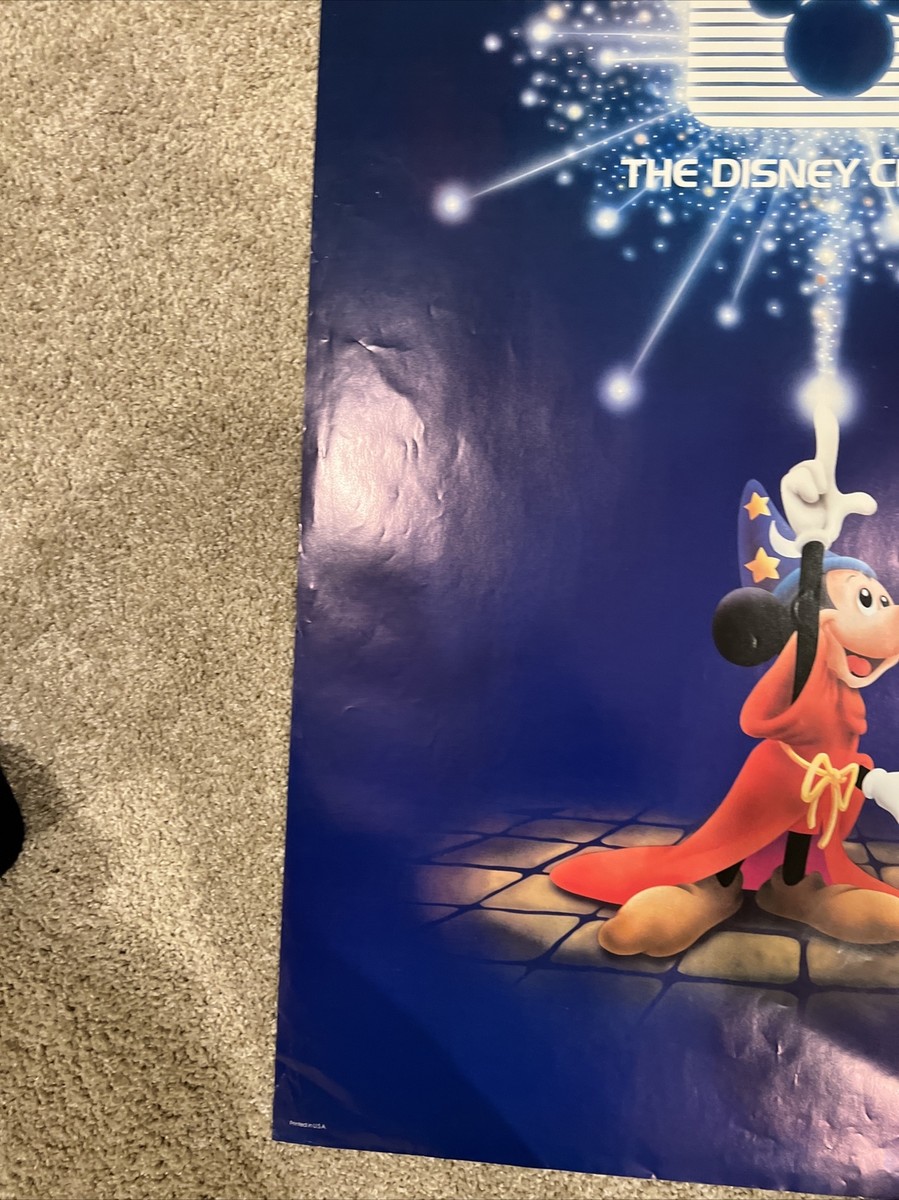 The Disney Channel 1982 poster 37x25” | eBay