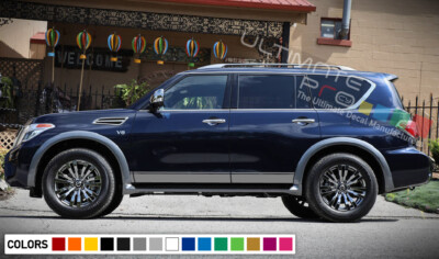 Aufkleber Sticker Stripe Kit für Nissan Armada Spiegel Body Lippe Carbon Rücklicht Set