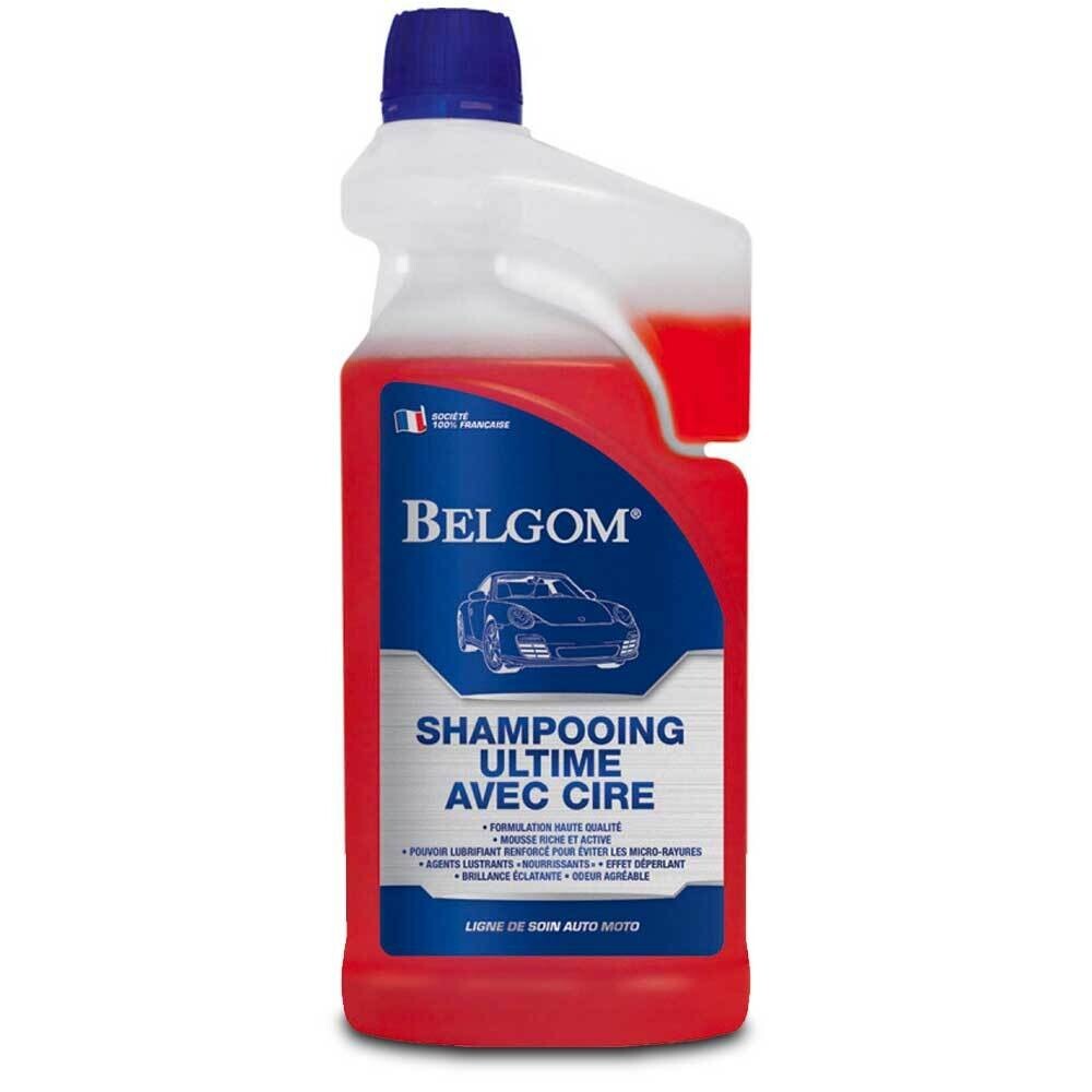 Shampooing ultime avec cire Belgom 1L pour lavage de carrosserie haute brillance