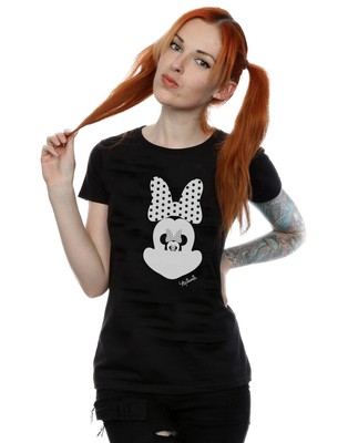Disney Damen Minnie Mouse Mirror Illusion T-Shirt