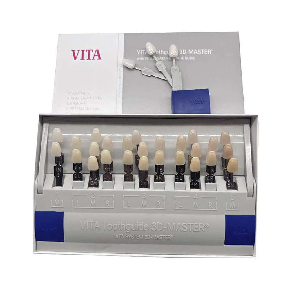 VITA Toothguide 3D-Master with 26 Natural Shades and 3 Bleached
