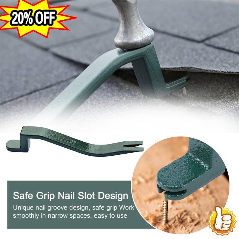 Roof Shingle RemovalTool Roof Snake Nail Remover Pry Bar Shingle Nail