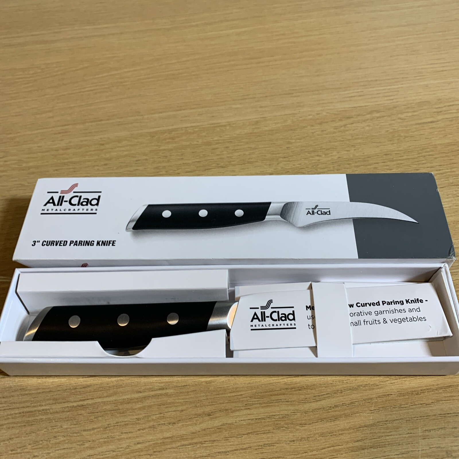 allclad 3” curved paring knife eBay