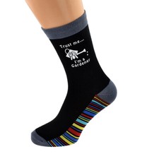 Trust Me I'm a Gardener Image Striped Sole Design Mens UK 5-12 - X6S223-048