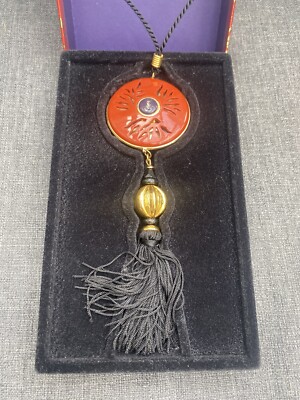 Vintage Yves Saint Laurent Opium Perfumed Pendant Necklace With