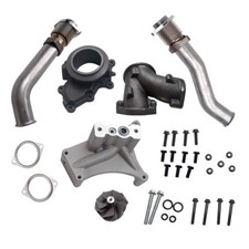 Non-ebp Turbo Pedestal Housing Bellowed Up Pipes For 99-03 Ford 7.3l Powerstroke