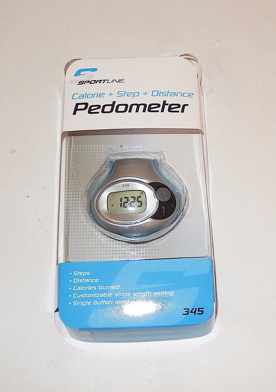 Sportline 345 Pedometer, Step, Distance, and Calories eBay
