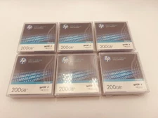 HP LTO-1 Ultrium Data Cartridge 200 GB C7971A Lot of 6 NEW SEALED