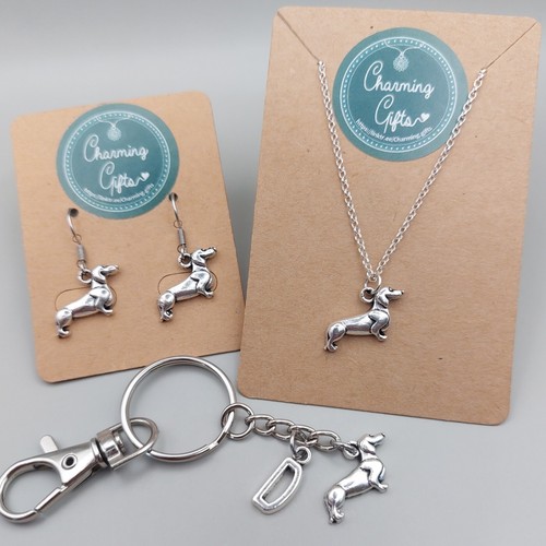 Dachshund Dog Earrings – Handmade Silver Gift for Animal Lovers - Picture 4 of 36