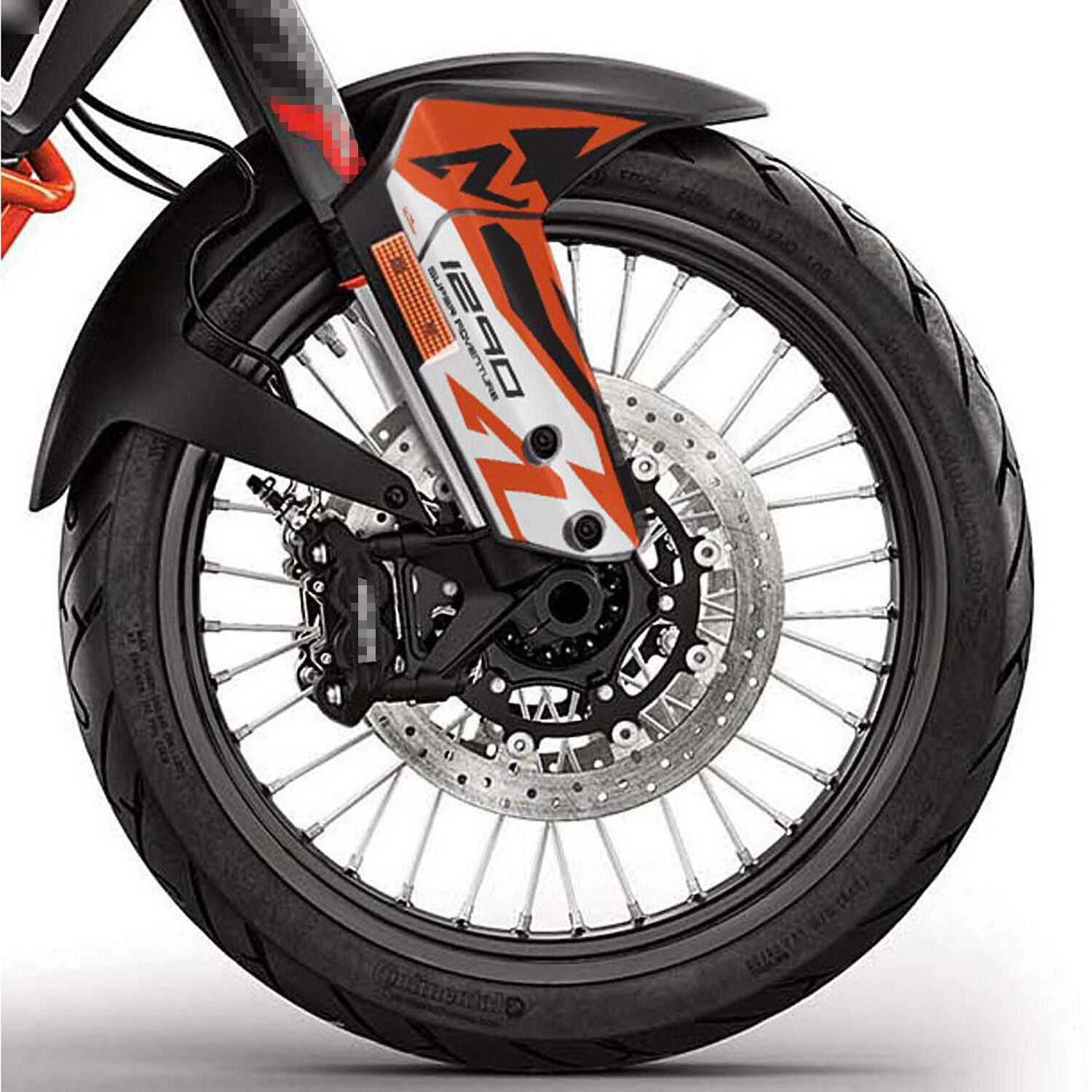 ADESIVI PARAFANGO MOTO 3D RESINATI COMPATIBILE CON KTM 1290 SUPER ADV R 2018