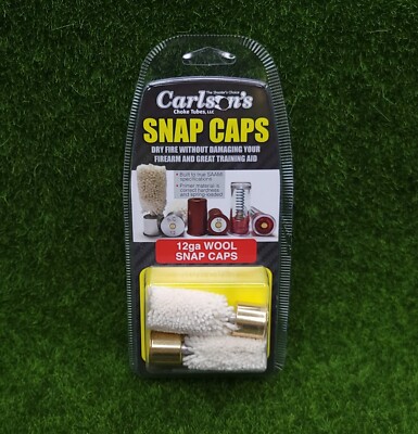 Carlson's Choke Tubes 12 Gauge Brass Wool Shotgun Snap Cap (2-Pack)  - 00108