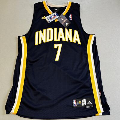 Vtg Adidas Jermaine O'Neal Jersey Mens Large Indiana Pacers Blue NBA