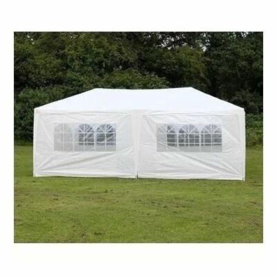 White 10 x 20 Party Tent 10 x 30 Outdoor Canopy Wedding Gazebo Pavilion Sidewall