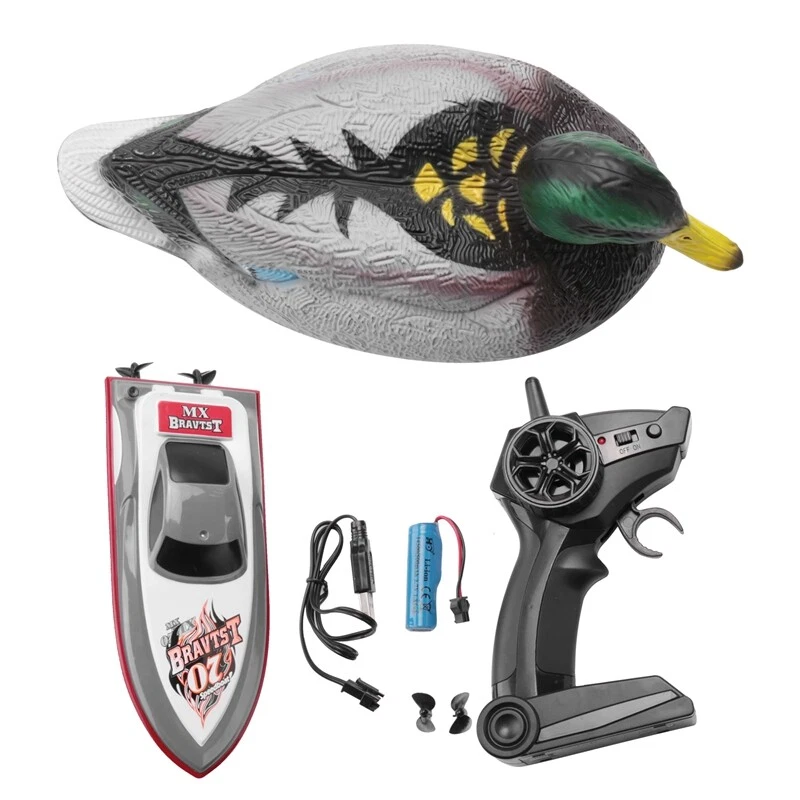 V201 RC Boat RC Duck Boat 2.4Ghz Hunting Motion Remote Control