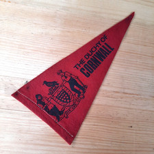 Felt Pennant Duchy of Cornwall England Charit...
