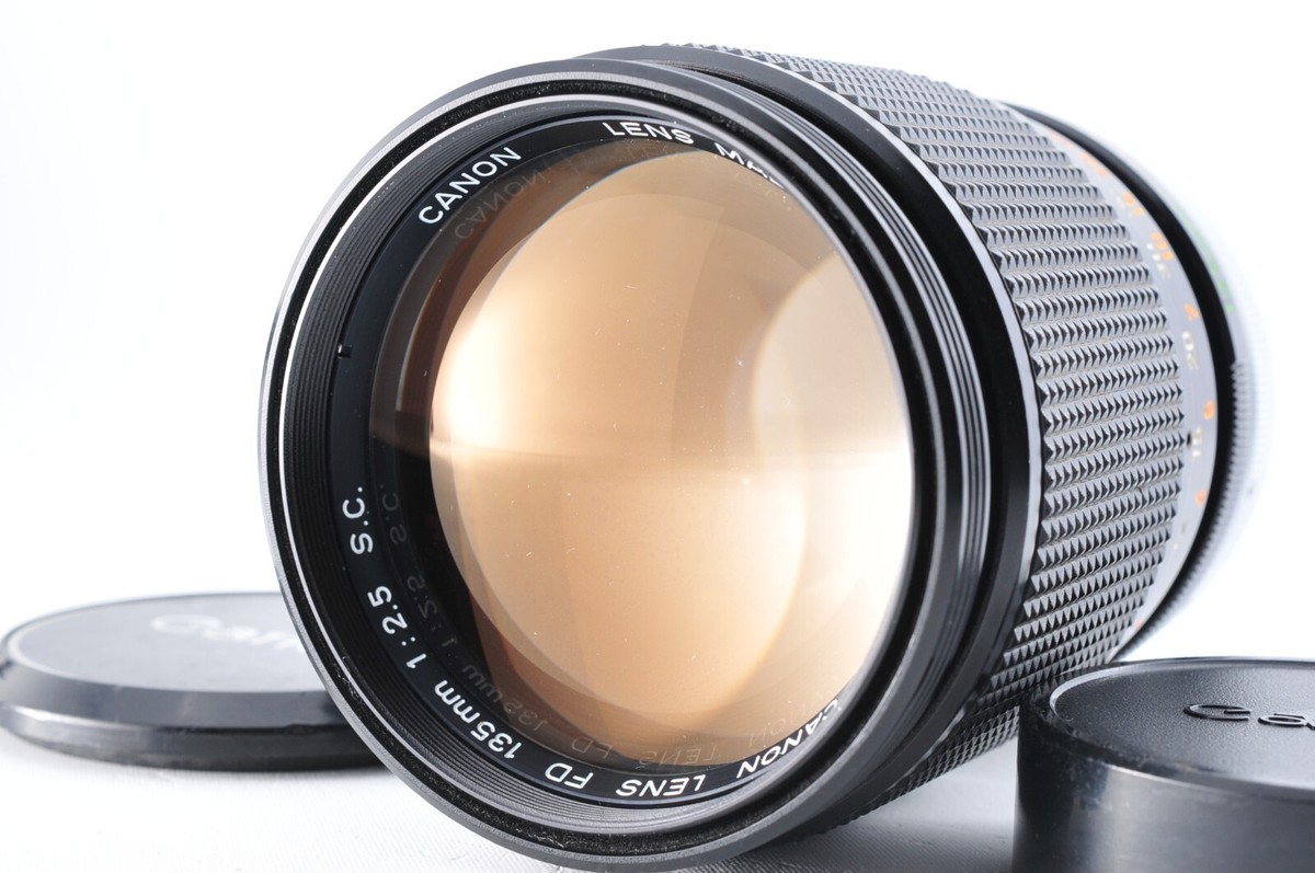 Exc+5] Canon FD 135mm F/2.5 S.C. MF Telephoto SLR FD Mount Lens