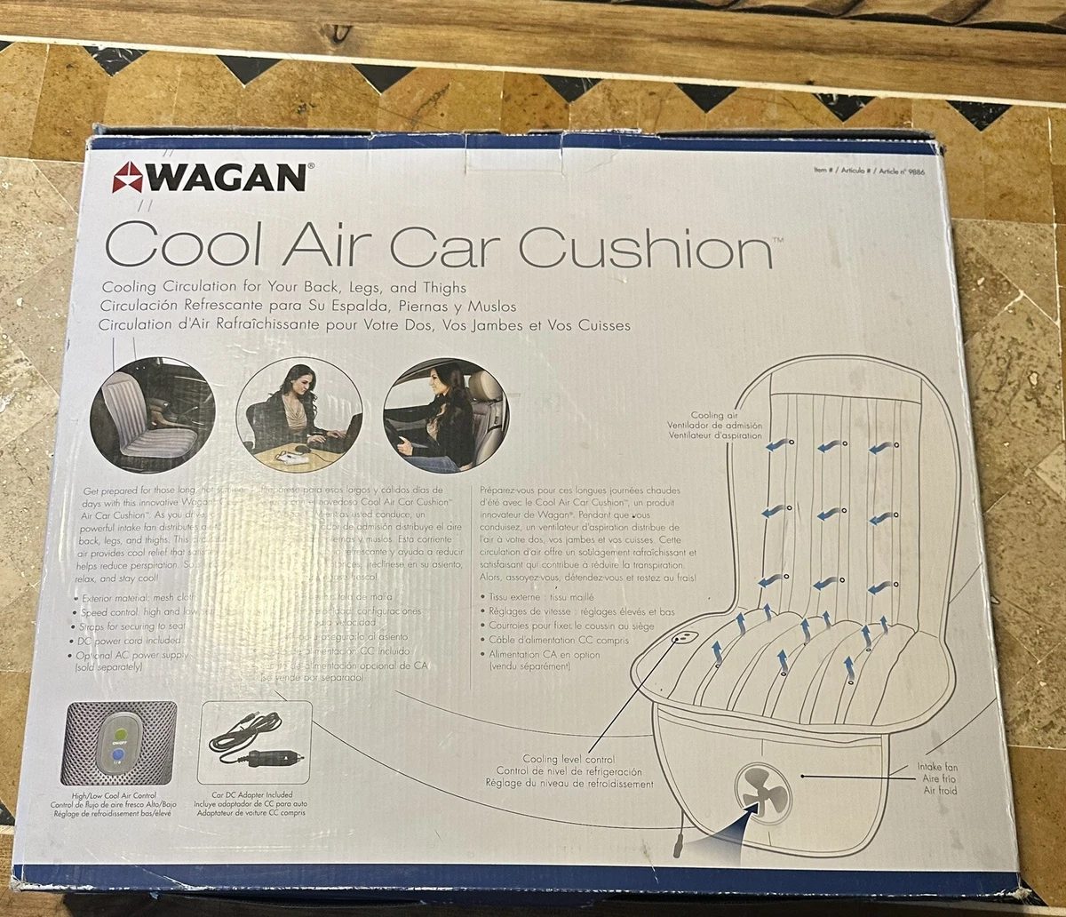 Wagan Cool Air Car Cushion