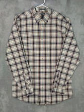 Eddie Bauer Shirt Mens Large Tall Plaid Classic Fit Button Down Long Sleeve