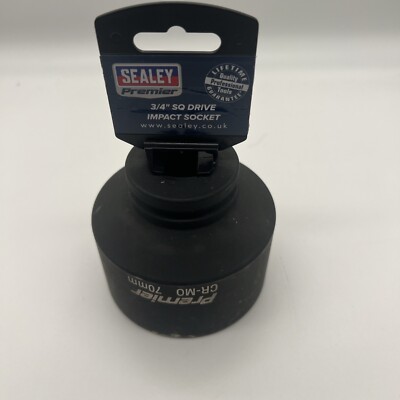 Sealey Premier 3/4  SQ Drive Impact Socket CR-MO 70mm