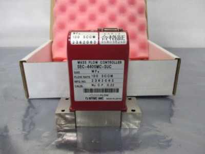 STEC SEC-4400M Mass Flow Controller MFC WF6, 100 SCCM, 424299