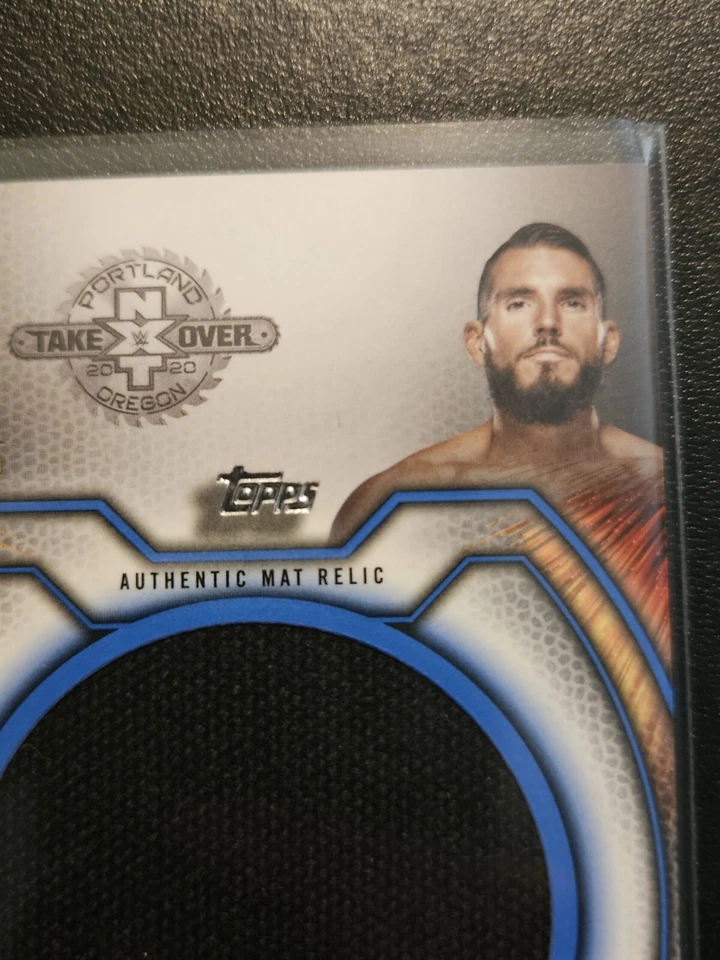 2021 Topps WWE Undisputed Johnny Gargano Mat Relic NXT Take Over Oregon /25 - Image 4 of 4