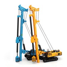 Rotary Drilling Rig Construction Vehicle Diecast Model Toy Trucks Toys for Boys