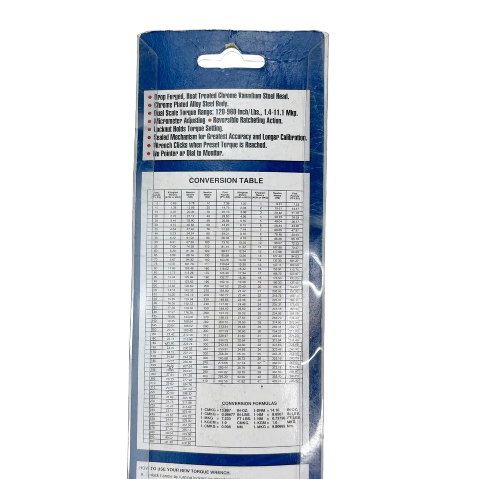 Chave de torque de acionamento MIT 3/8" 10 a 80 pés lbs. + Soquete de vela de ignição 5/8" - Imagem 4 de 4