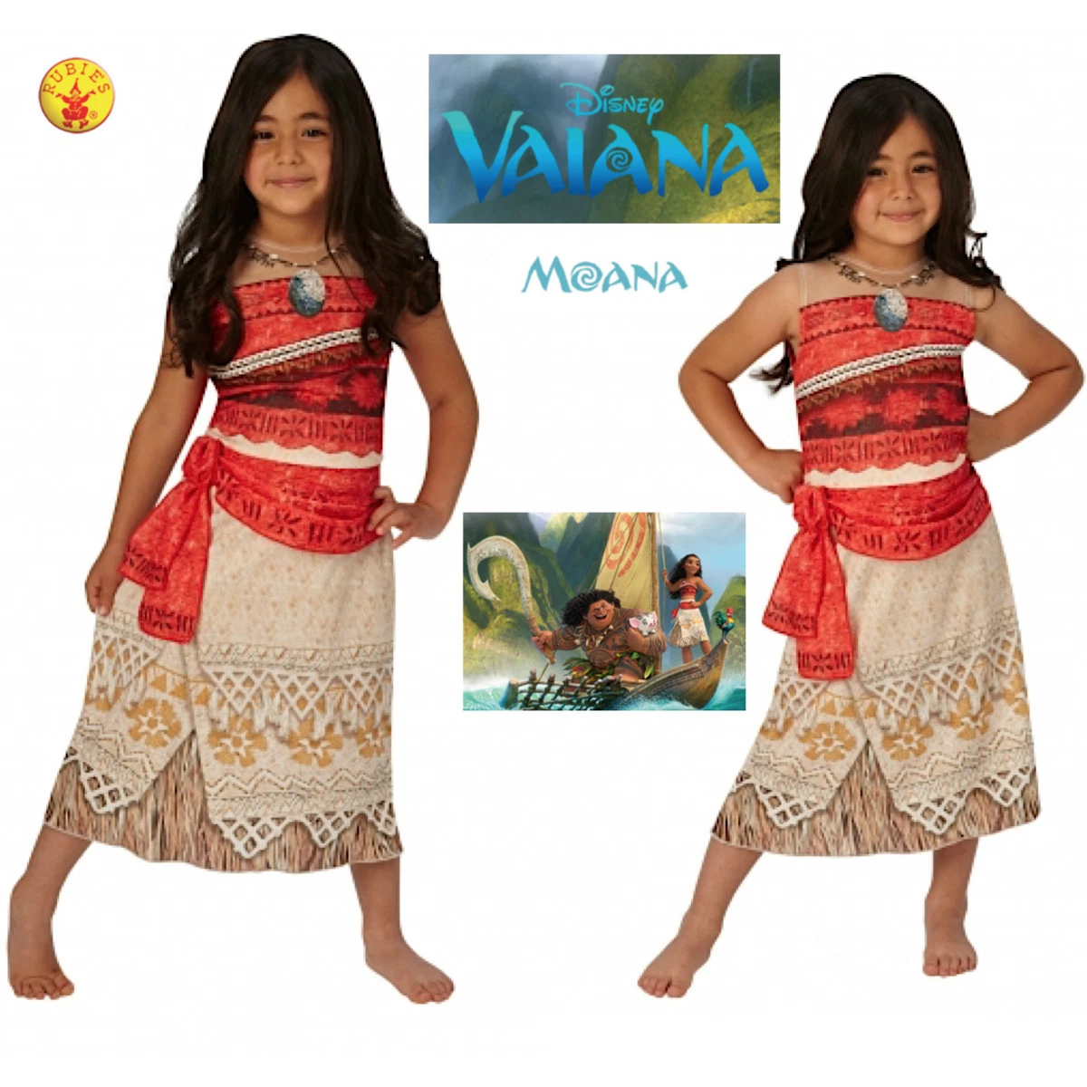 Disney Moana Original Costume Dress Costume Dress RUBVAI01