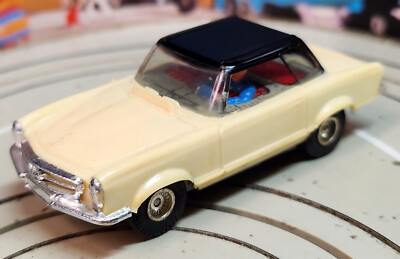 Faller AMS 4851 ~ Mercedes 230 mit Schiebechassis, 60er Jahre Spielzeug #EBS1252
