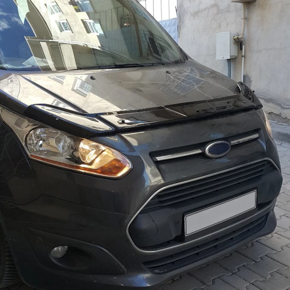 Protector deflector capó para Ford Transit Connect 2014-2018 protector contra insectos Foto 4 de 4