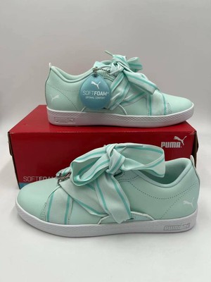 Puma Women Aqua Blue Smash Buckle Shoes 368081 06 US 7 EUR 37.5 CM 23.5 |  eBay
