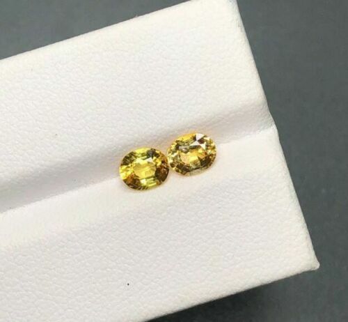 Yellow Sapphire Natural Oval Cut 5-7 Ct Loose Certified Gemstone