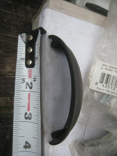 10 yes 10 Jeffrey Alexander 2981 Cabinet Drawer  Cup Pull 3"cc Brass DBAC DK Brz - Picture 4 of 6