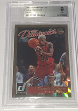 2015-16 Elite Dennis Rodman Dominator GOLD Card #ed/10 - BGS9 - Chicago Bulls