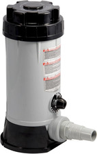 NA3424 In-Line Automatic Chlorine Feeder for above Ground Pools, 9-Pound,Gray,Bl