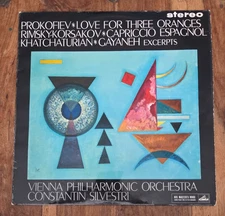 ASD 400 GOLD/CREAM ED1  UK PROKOFIEV LOVE FOR THREE ORANGES   KHATCHATURIAN  EX