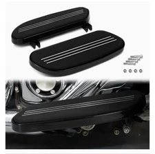 JUNJUMOTO Adjustable Streamliner Passenger Floorboard for Harley Touring Models