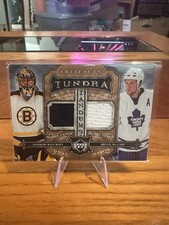 2006-07 Upper Deck Artifacts Andrew Raycroft & Bryan McCabe Game Used Patch /125