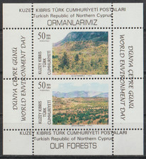 == Chypre du Nord. Bloc ★★ Journée mondiale de l'environnement — 1996 ==