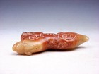 Vintage Nephrite Jade Carved Crouching Foo Dog Sculpture #01242203 — photo 5