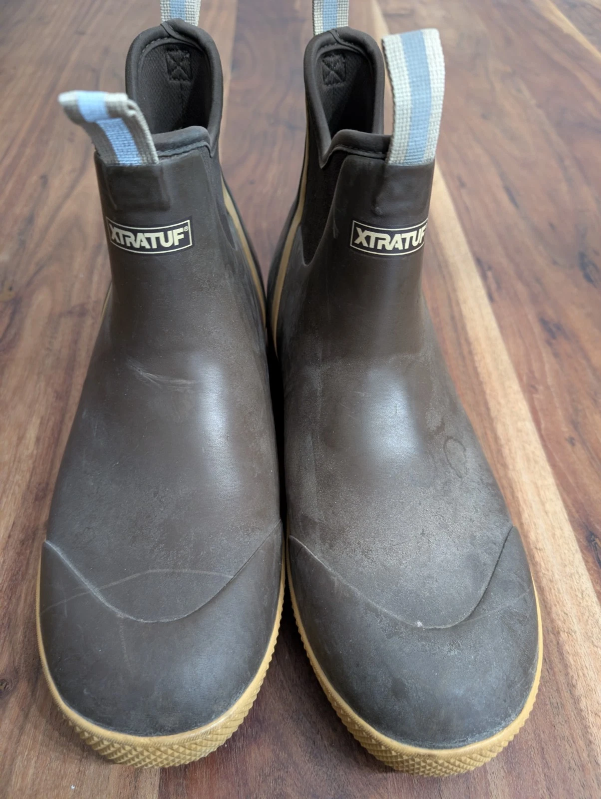 Xtratuf Ankle Deck Boots Mens 15 Brown Waterproof Slip Resistant Fishing
Opens in a new window or ta