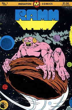 Ramm #1 FN; Megaton | Rob Liefeld Youngblood Ad - w/Bag+Board